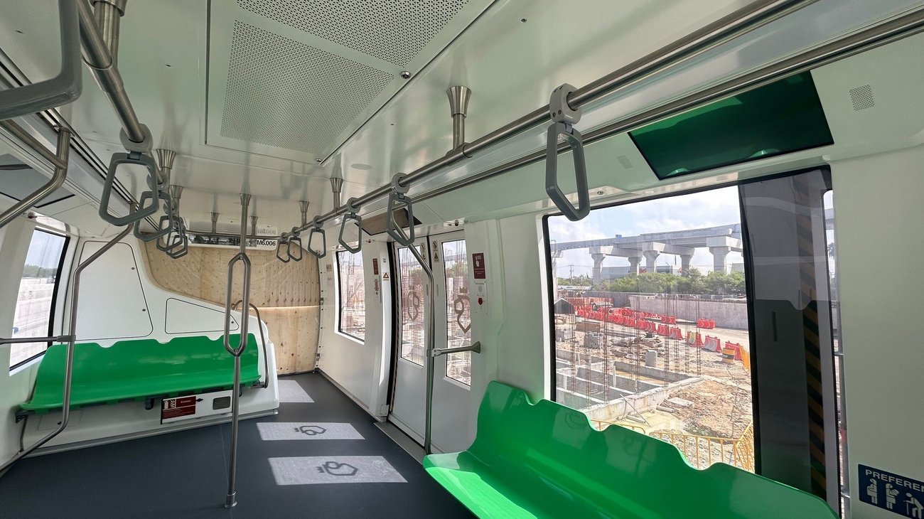 Llega sexto tren para las nuevas líneas del Metro de Nuevo León