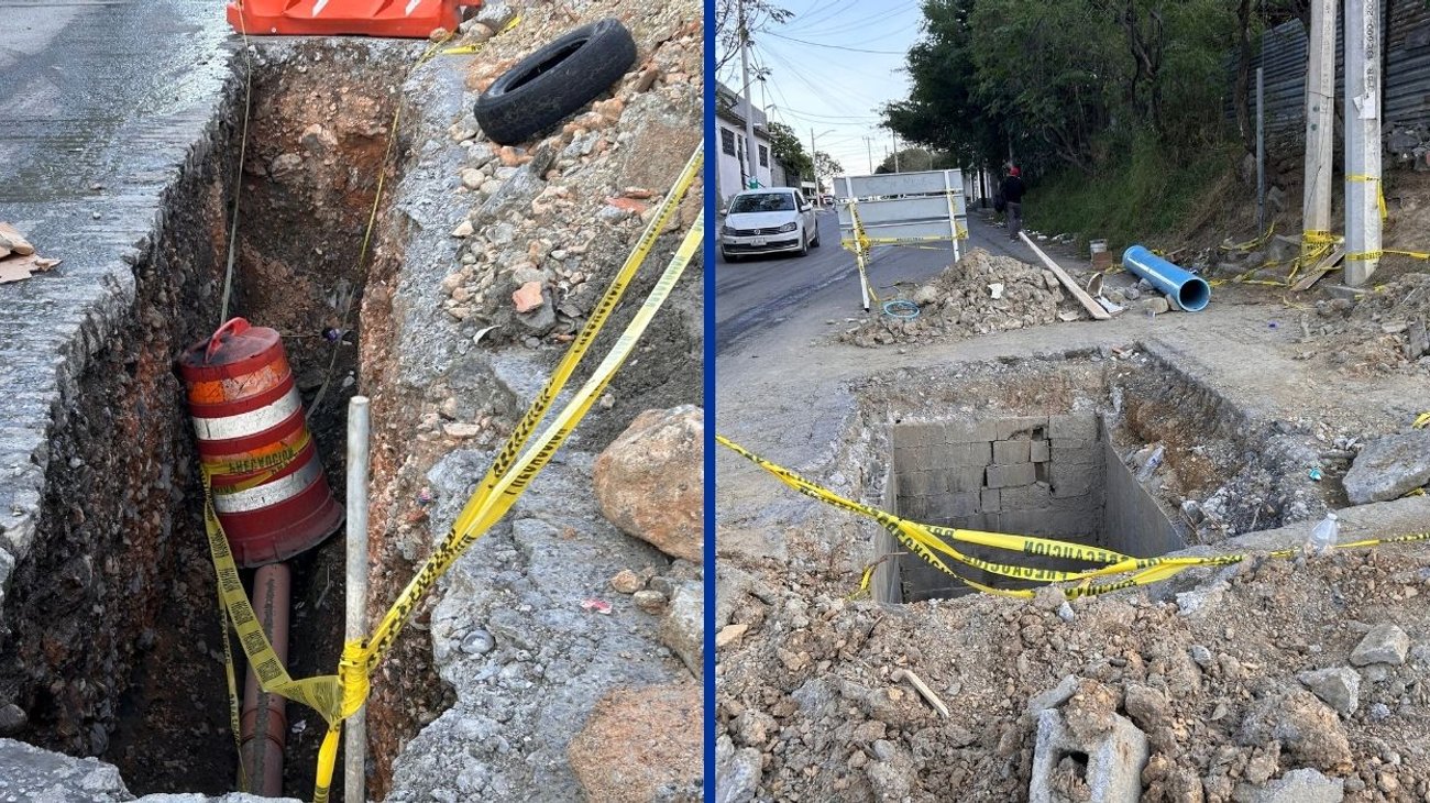 Vecinos denuncian dos obras inconclusas en Campestre La Silla