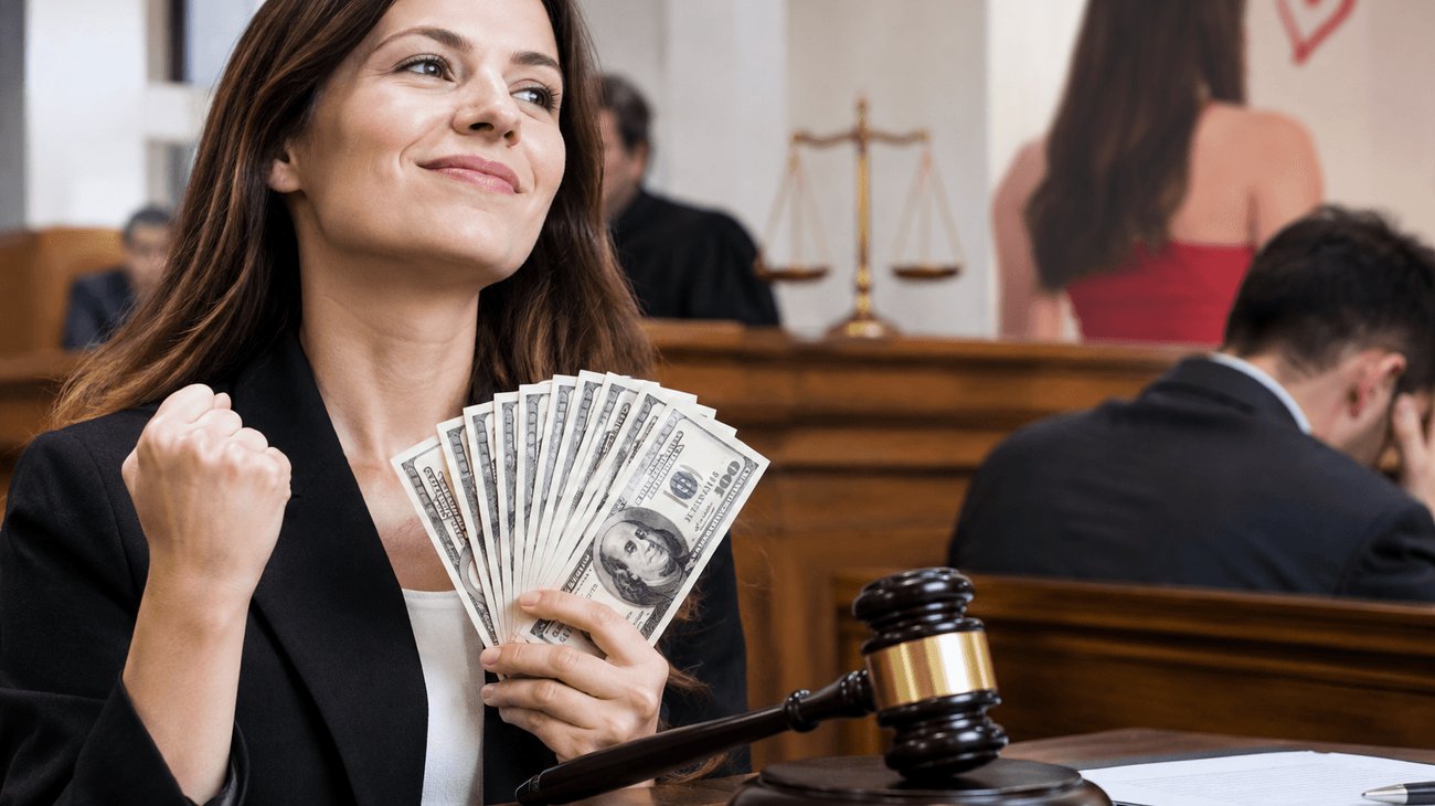 Mujer gana juicio y recupera dinero que esposo gastó en su amante