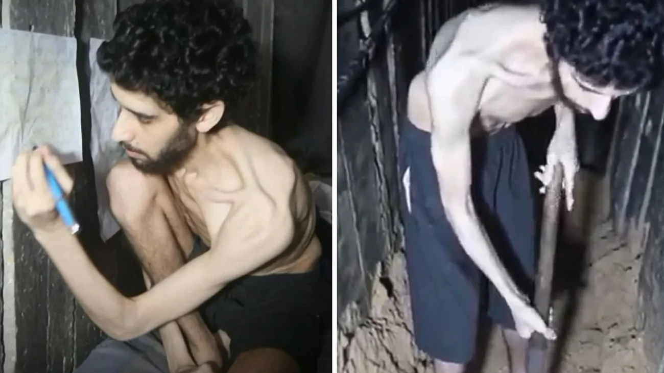 Video: Hamás hace cavar su propia tumba al rehén Evyatar David