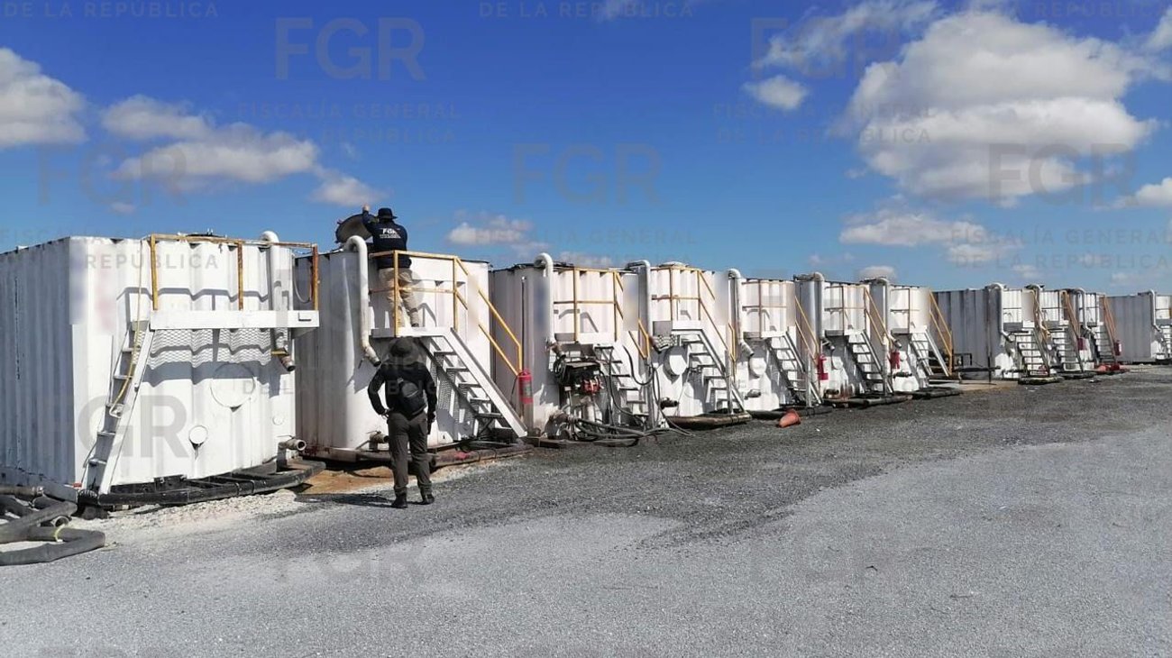Caen tres por más de 26 mil litros de gasóleo en Reynosa