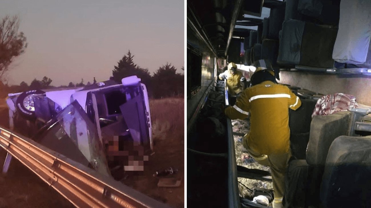 Volcadura de autobús deja 10 muertos y 20 heridos en Michoacán