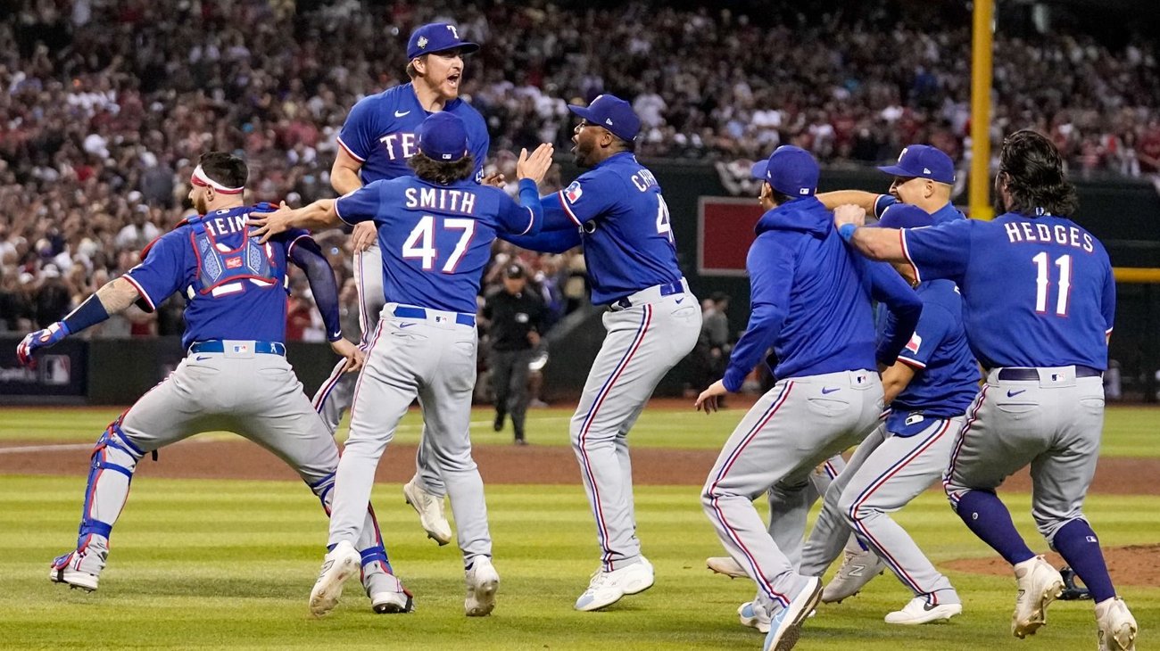 Los Rangers de Texas ganan la Serie Mundial por primera vez
