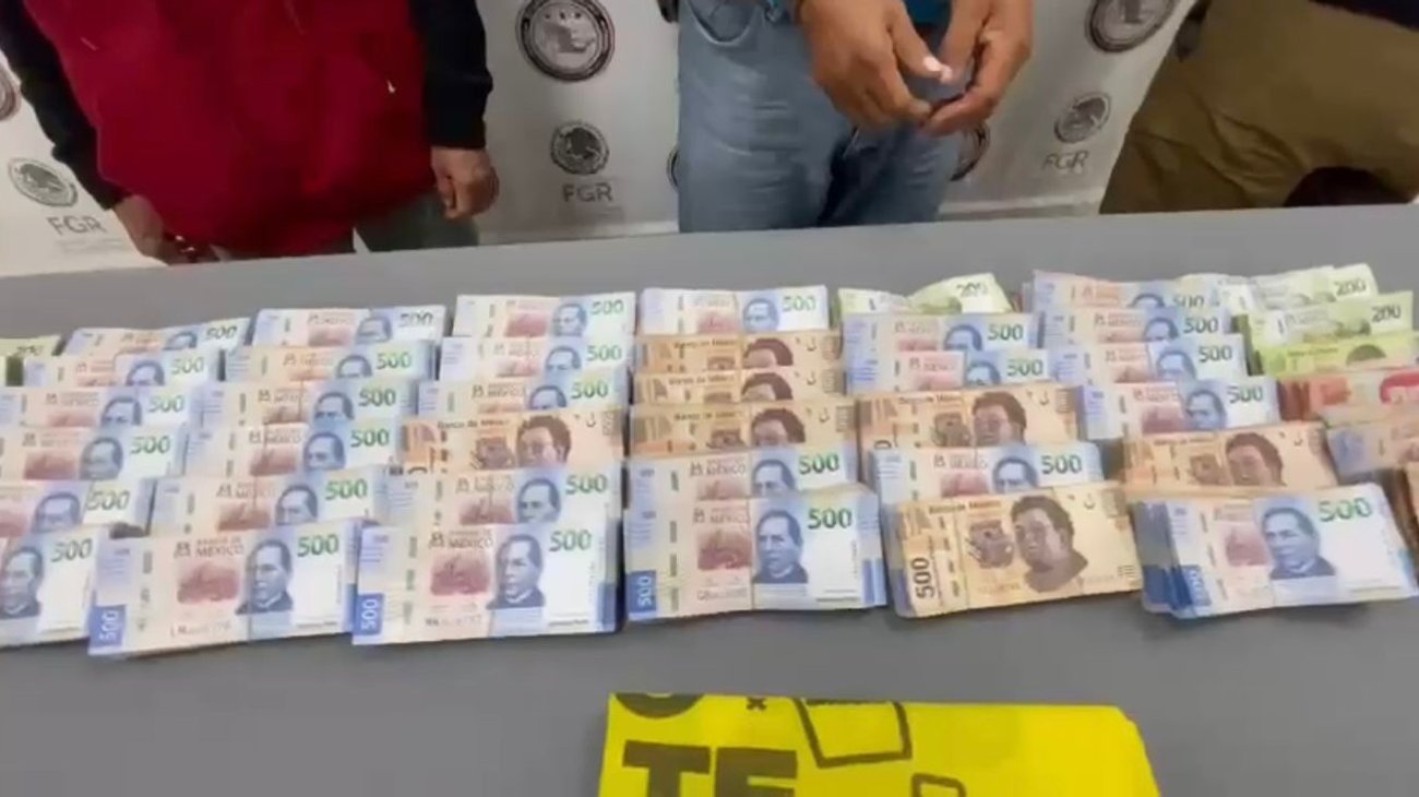 Aseguran en más de 2 mdp en Galeana y detienen a dos