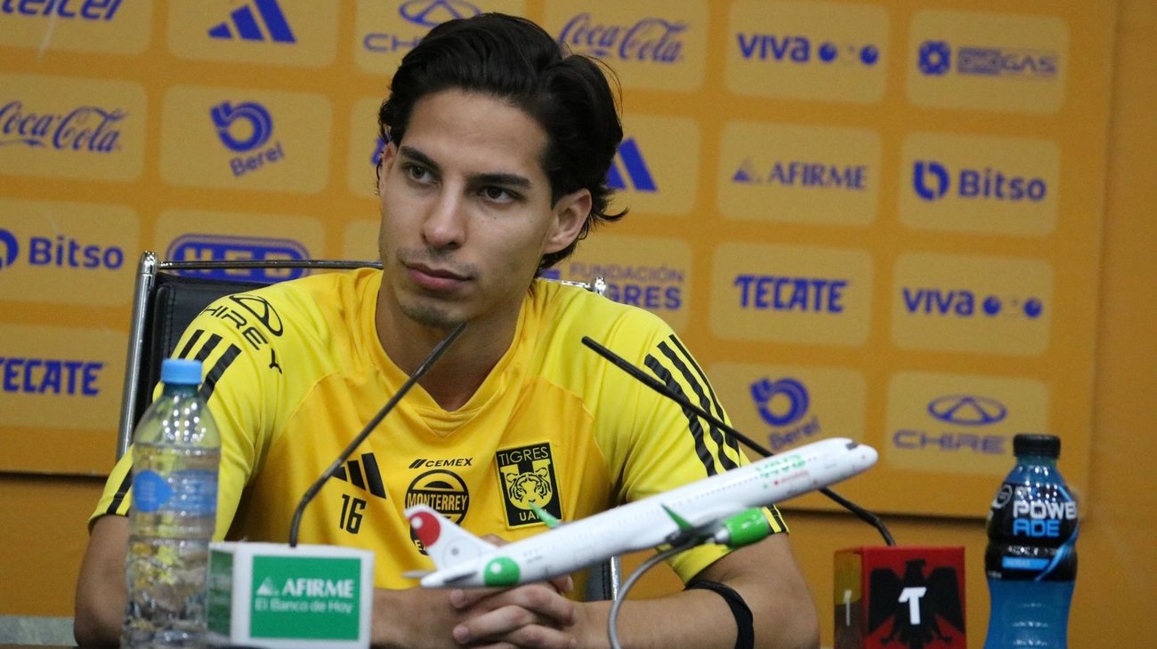 'Tigres siempre es fuerte en casa': Diego Lainez