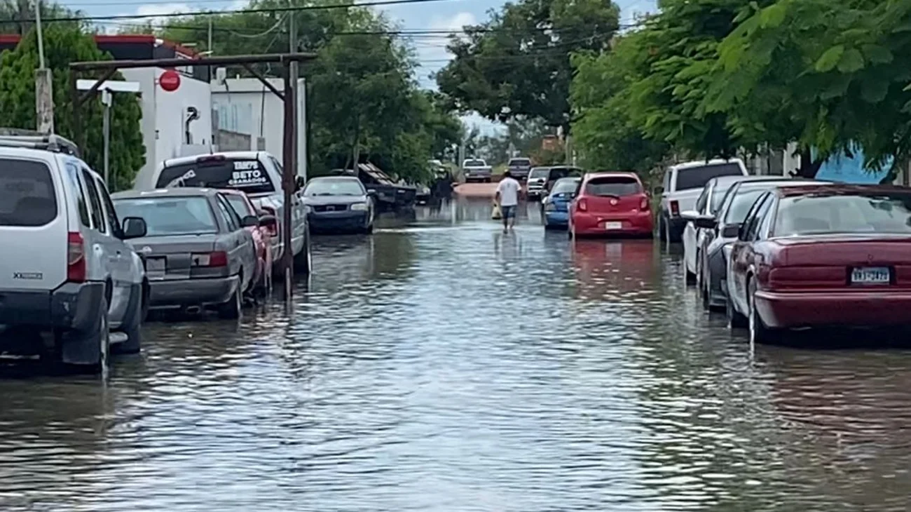 Reportan 42 colonias afectadas por inundaciones en Matamoros