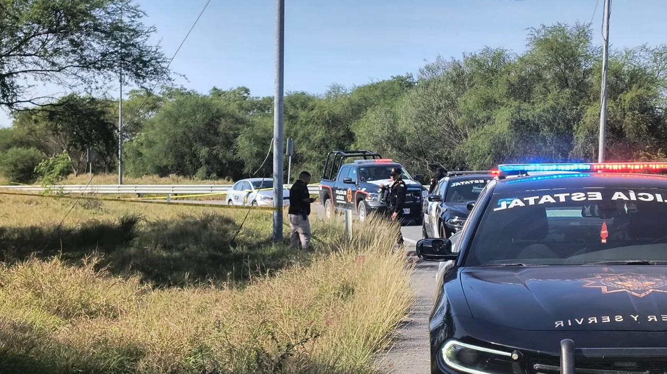Hallan cuerpo en la autopista Monterrey-Reynosa