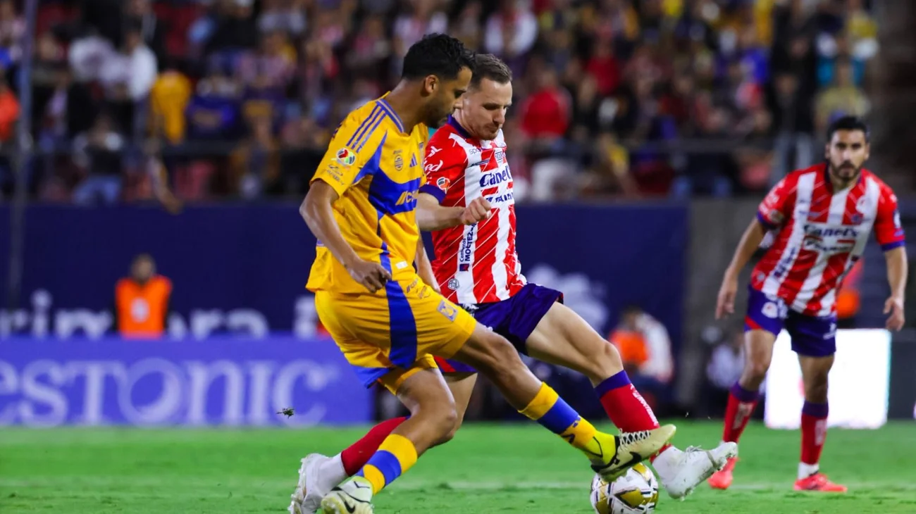 Tigres cae goleado por 3-0 frente al Atlético San Luis