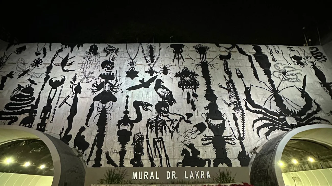 'Revive' San Pedro mural del Dr Laka con restauración