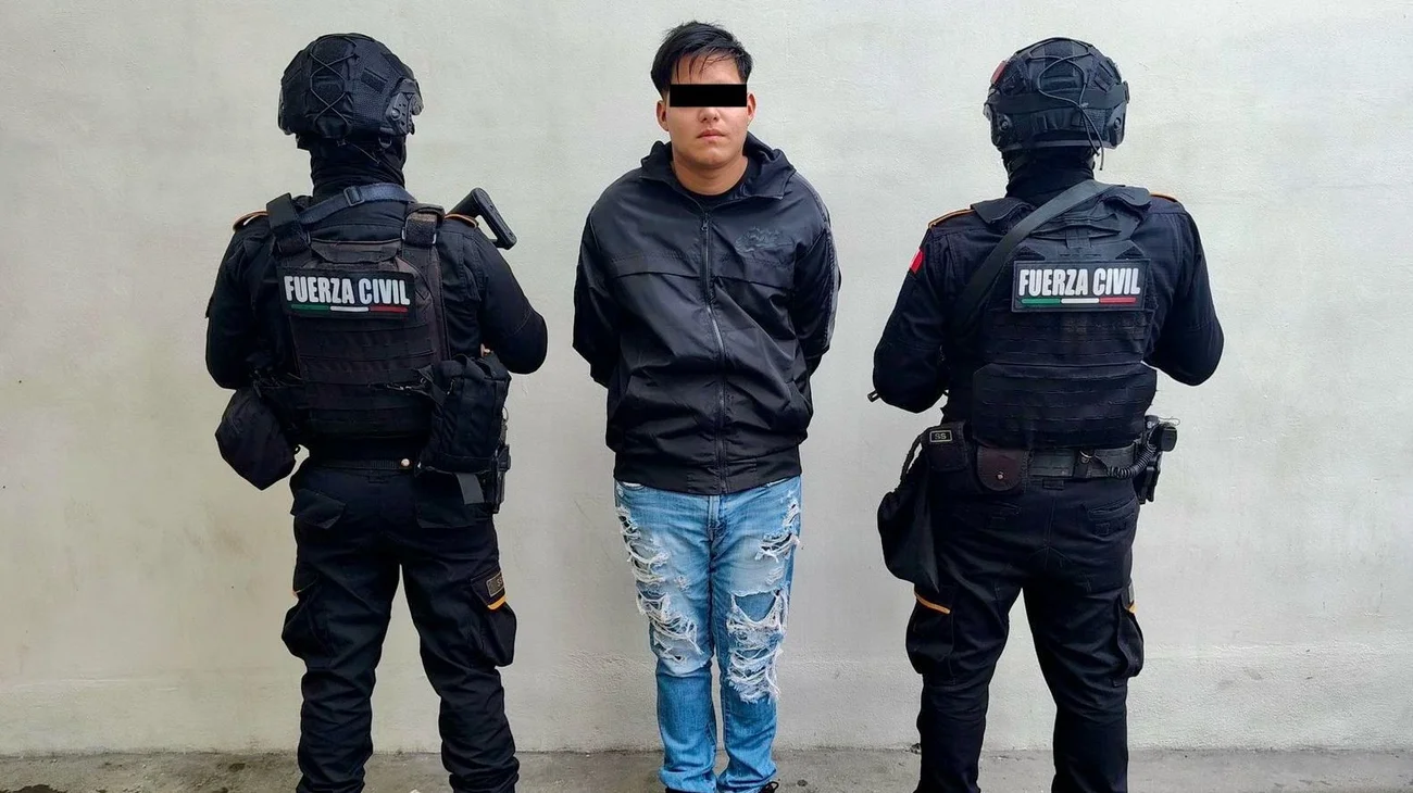 Capturan a joven en Apodaca con cristal y parafernalia