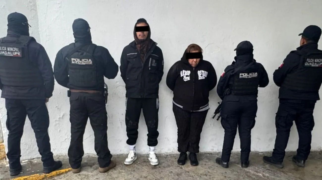 Detienen a un hombre y su suegra con narcóticos en Guadalupe