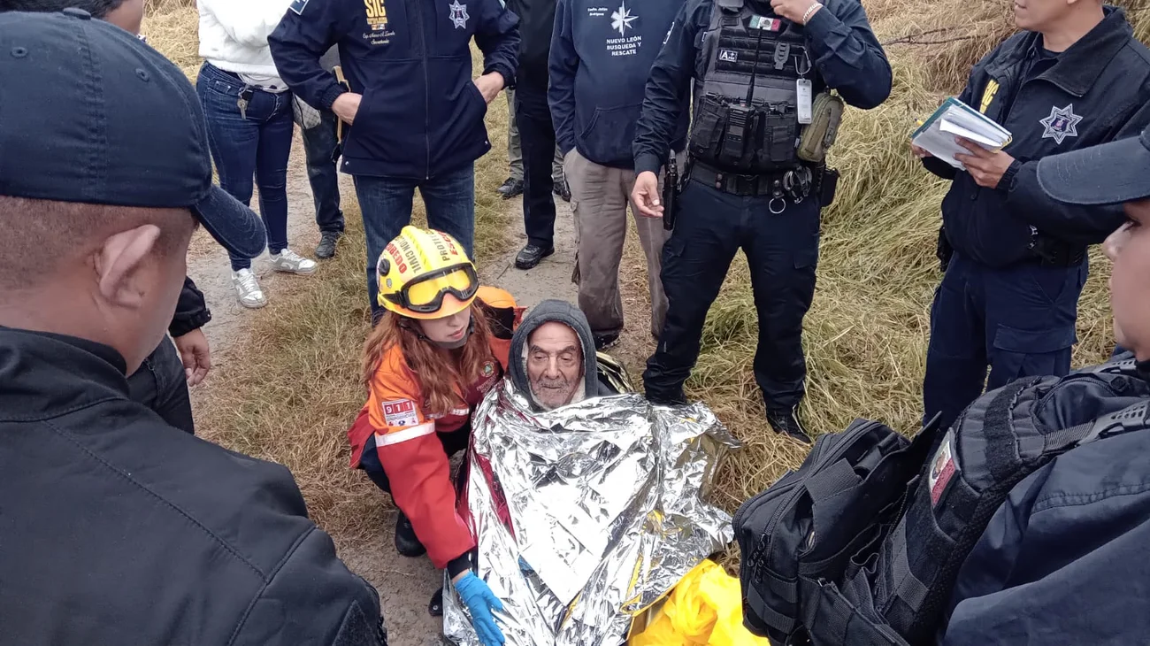 Encuentran a adulto mayor tras dos días desaparecido en Escobedo