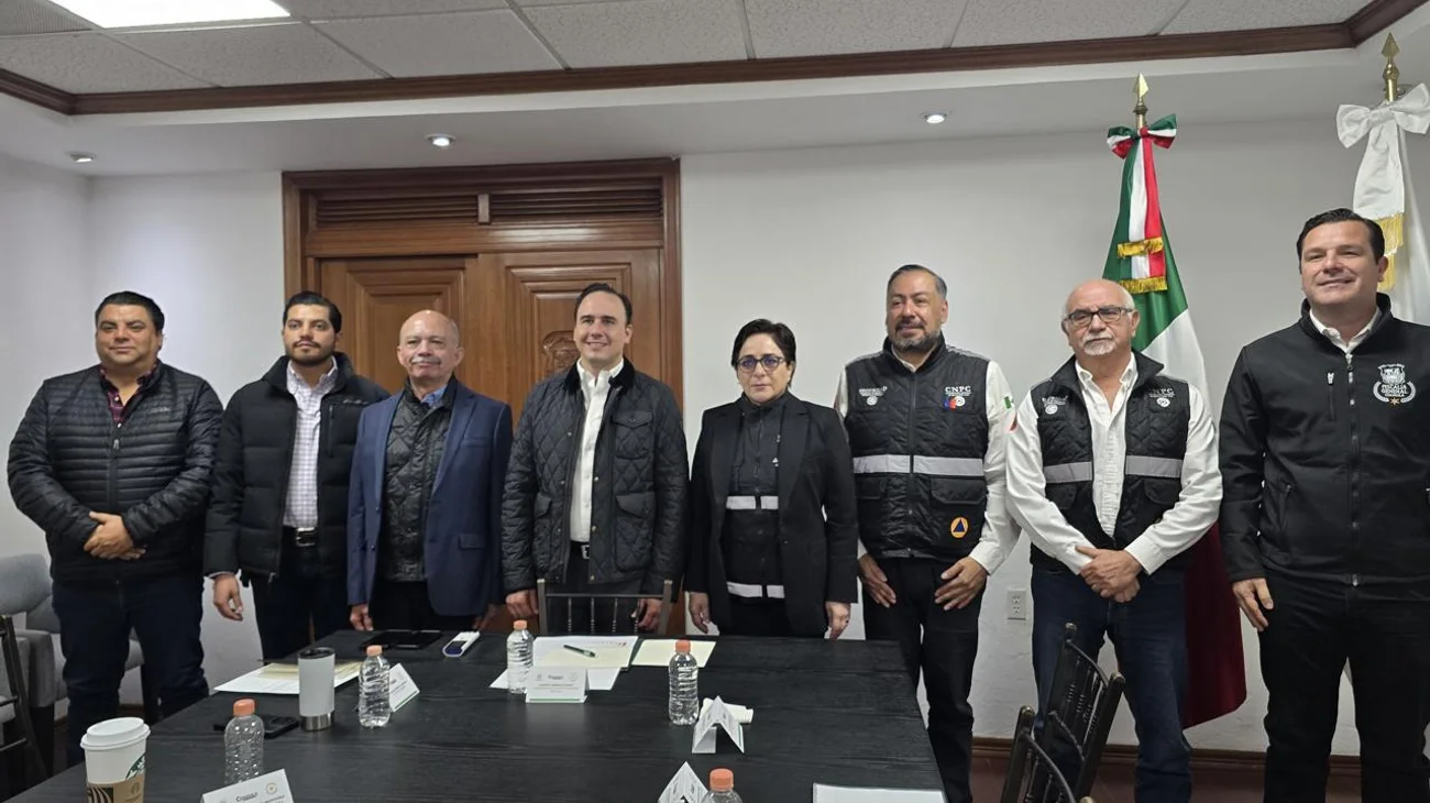 Coahuila refuerza estrategias de PC, coordinado con la Federación