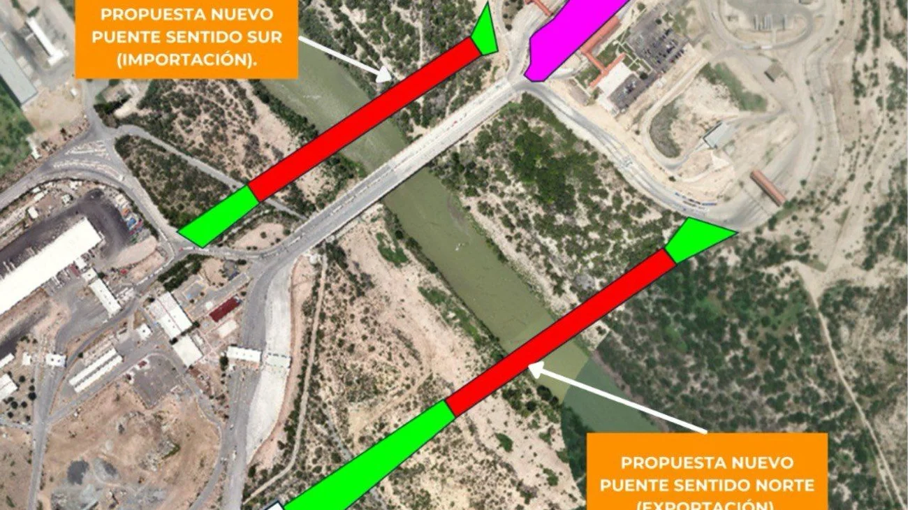 Avanza ampliación del Puente Internacional Colombia-Laredo
