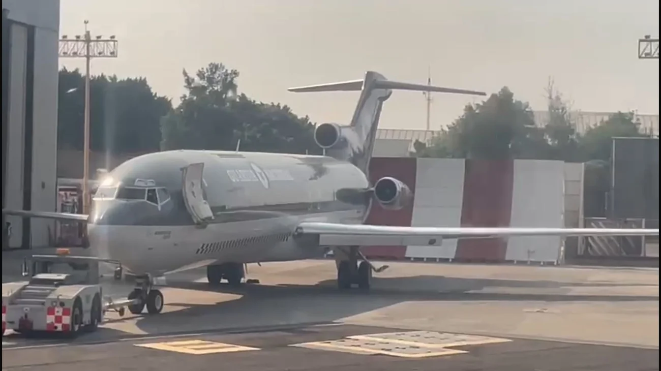 Aterriza de emergencia avión de la Guardia Nacional en Reynosa