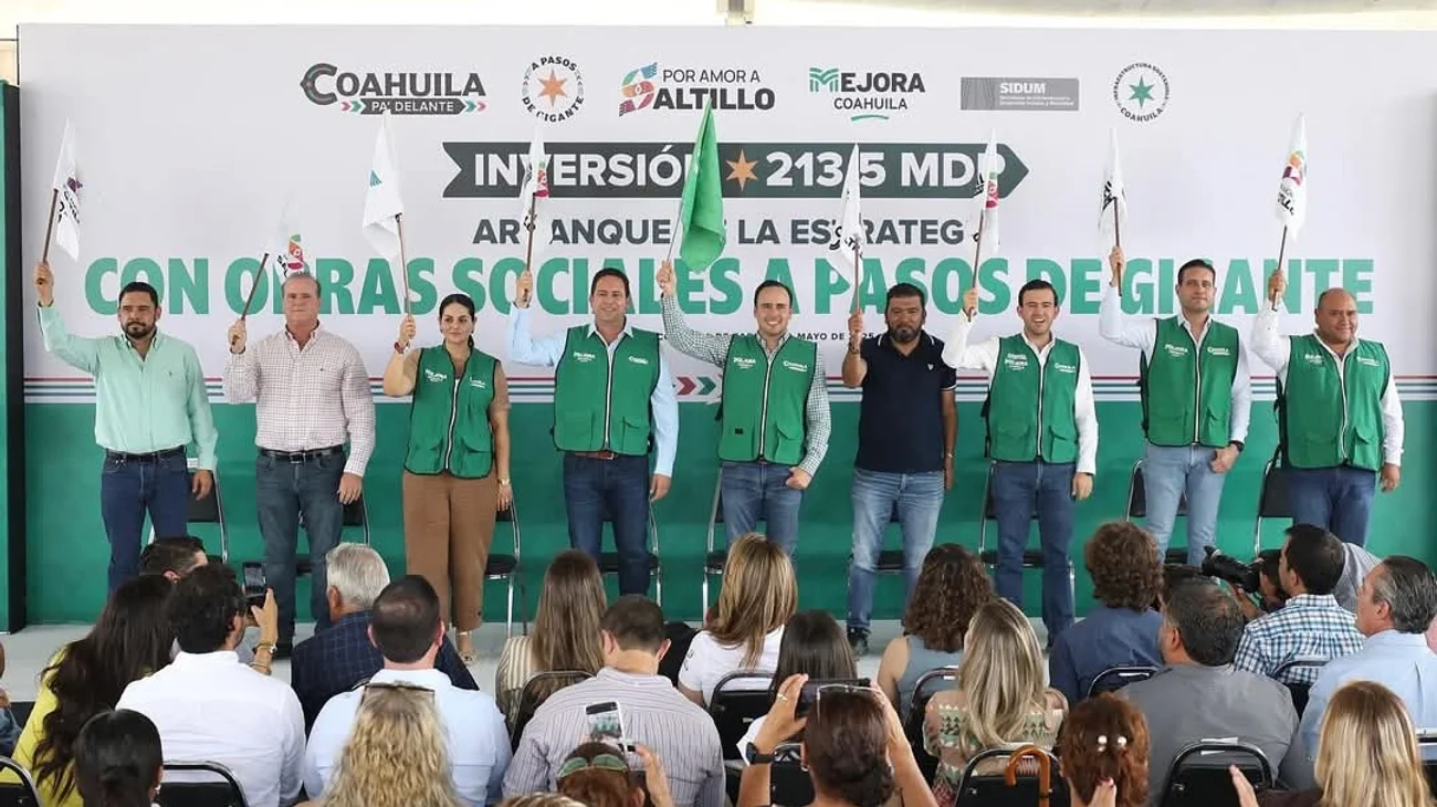 Comienzan serie de obras sociales en beneficio a saltillenses