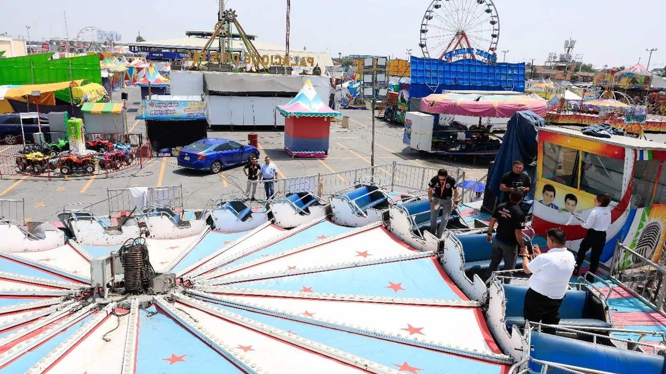 Revisa Protección Civil Guadalupe juegos en la Expo