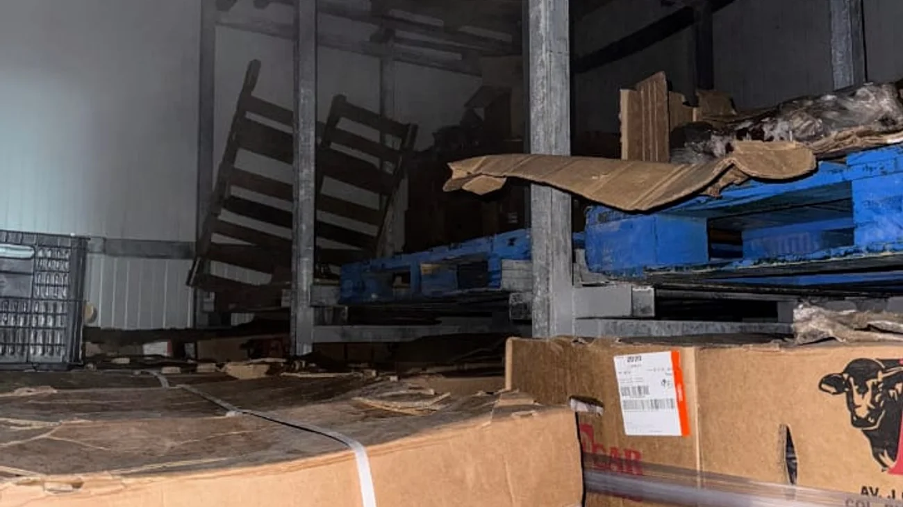 Catean bodega tras robo de toneladas de carne en García