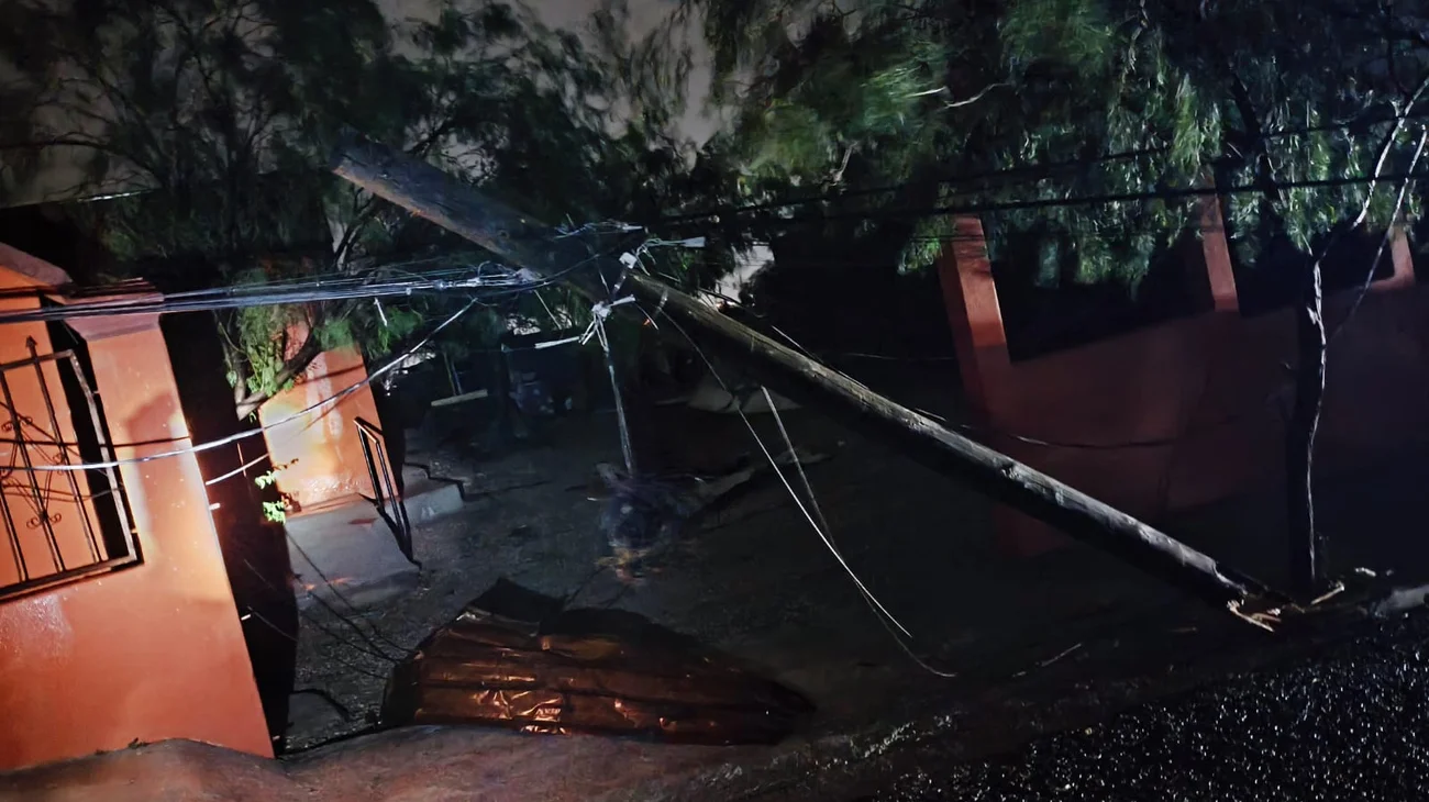 Tormenta provoca daños en diversos sectores de Piedras Negras