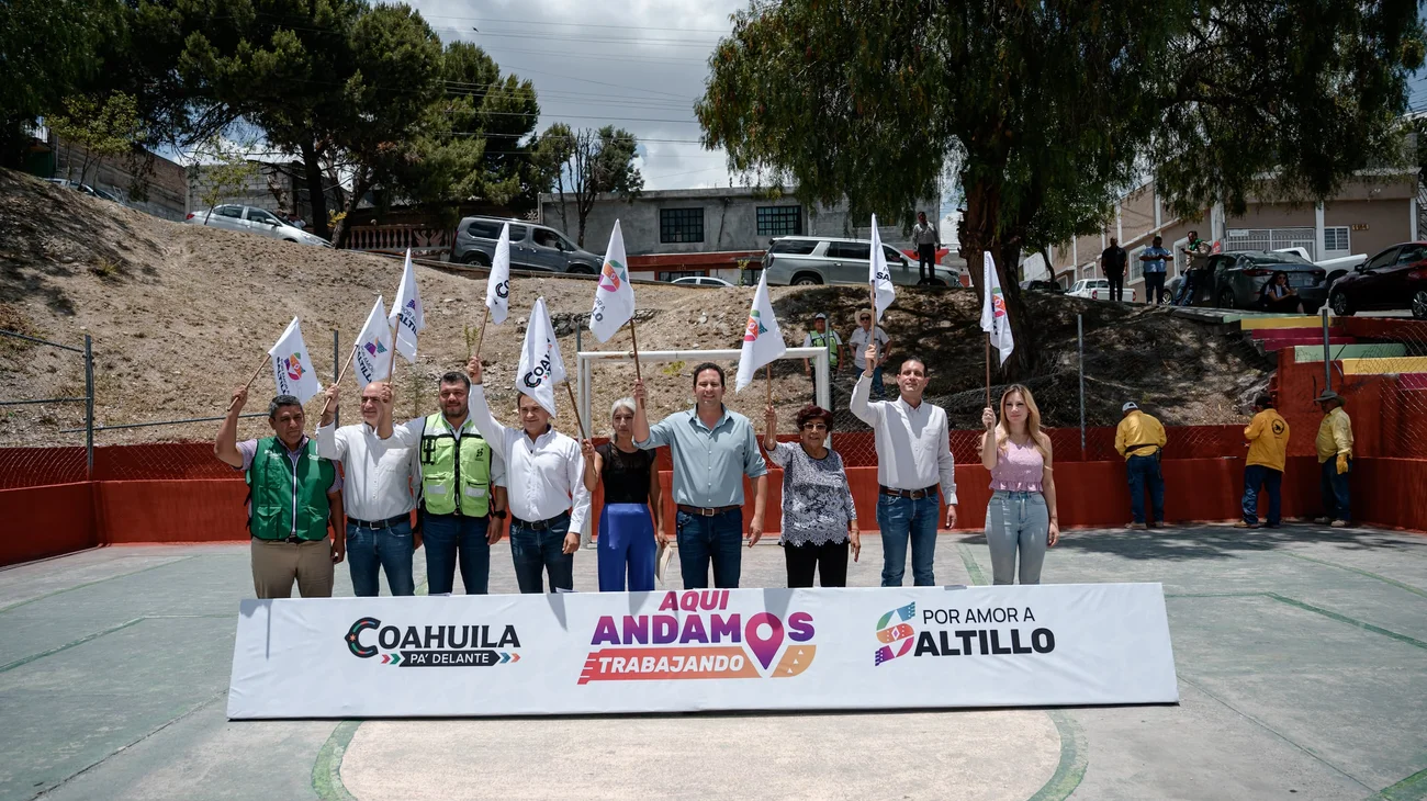 Impulsa Javier rehabilitación de espacios públicos en Saltillo