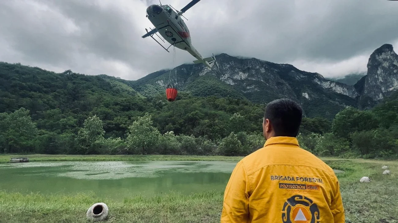 Provoca rayo incendio forestal en paraje El Diente de Chipinque