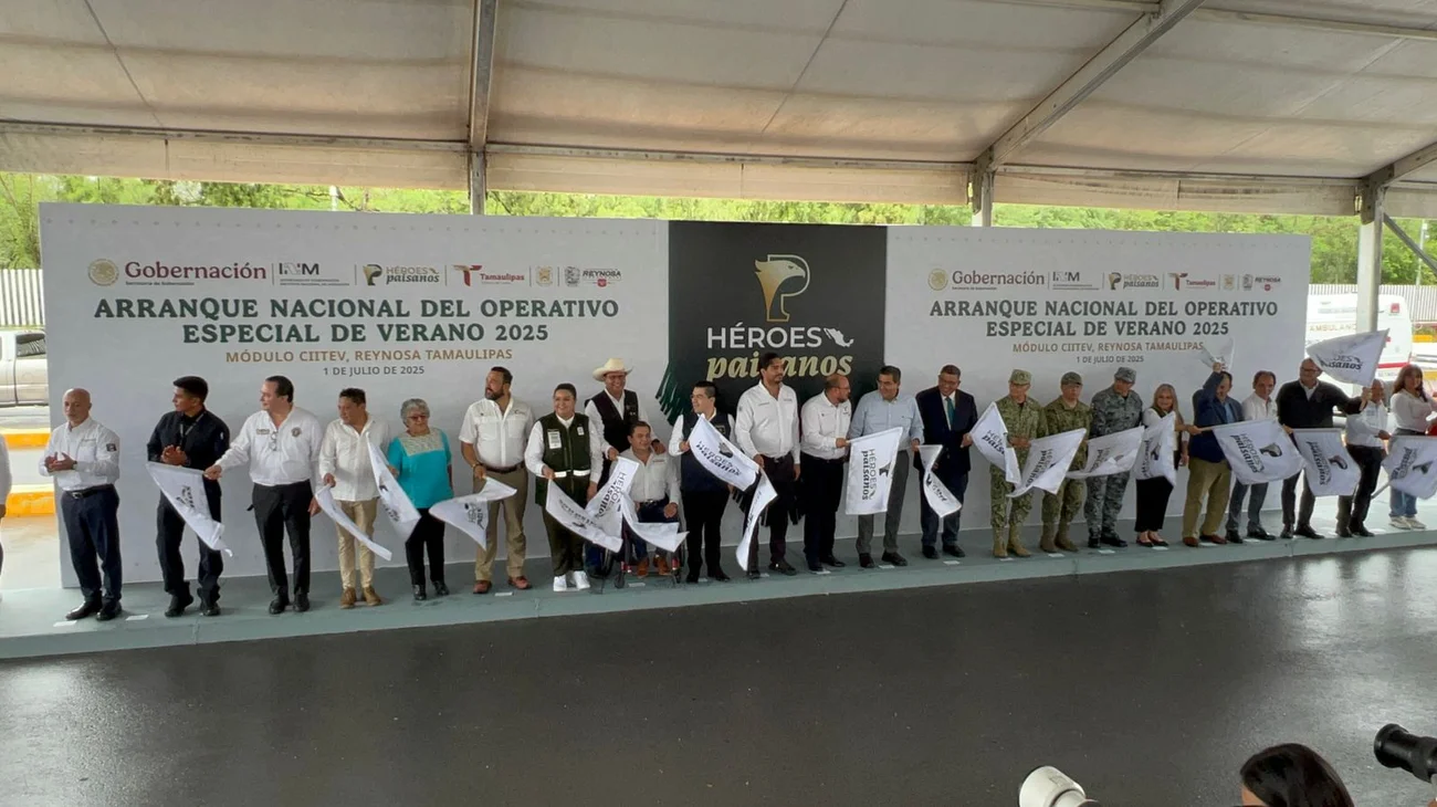 Inician desde Reynosa el programa “Héroes Paisano” para el verano