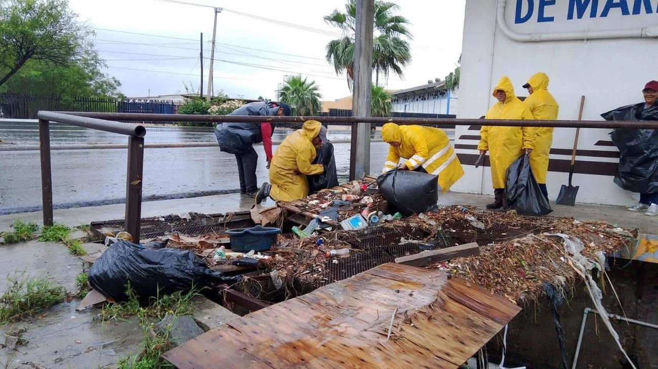 Basura doméstica, principal causa de inundaciones en Reynosa