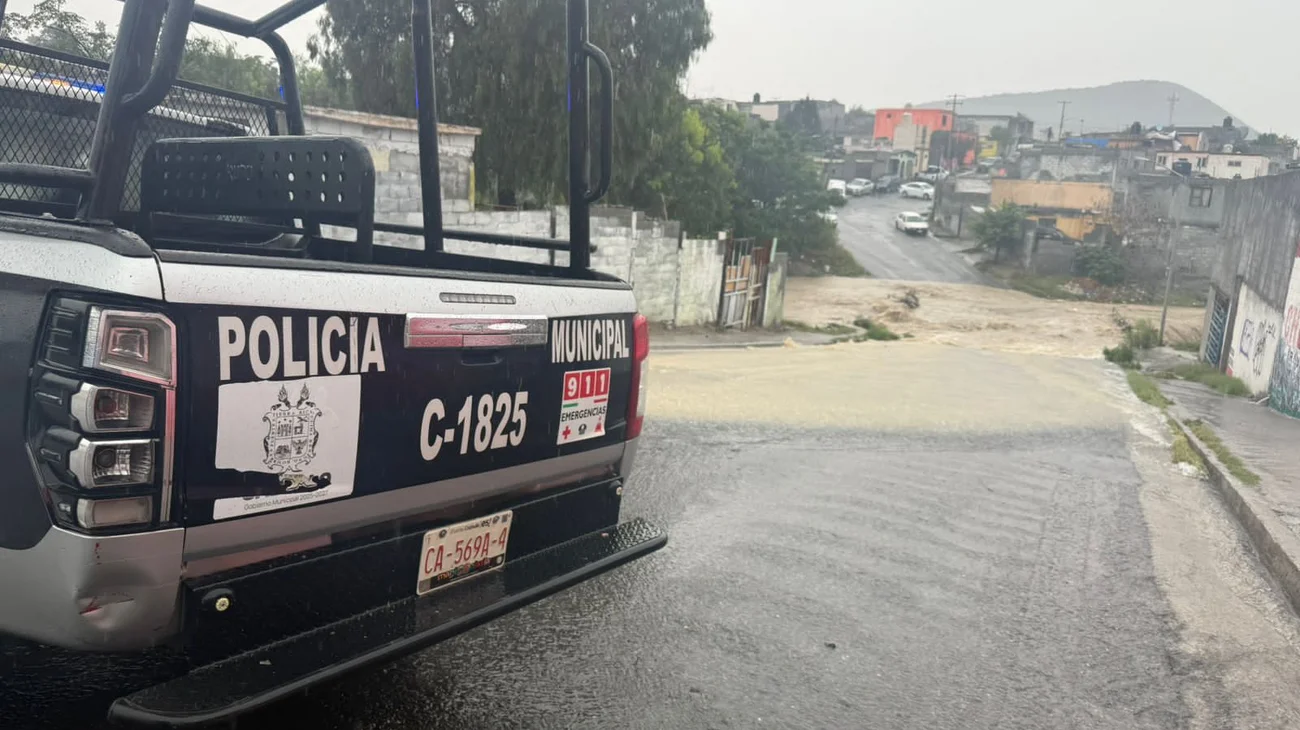 Lluvias torrenciales generan estragos en Saltillo