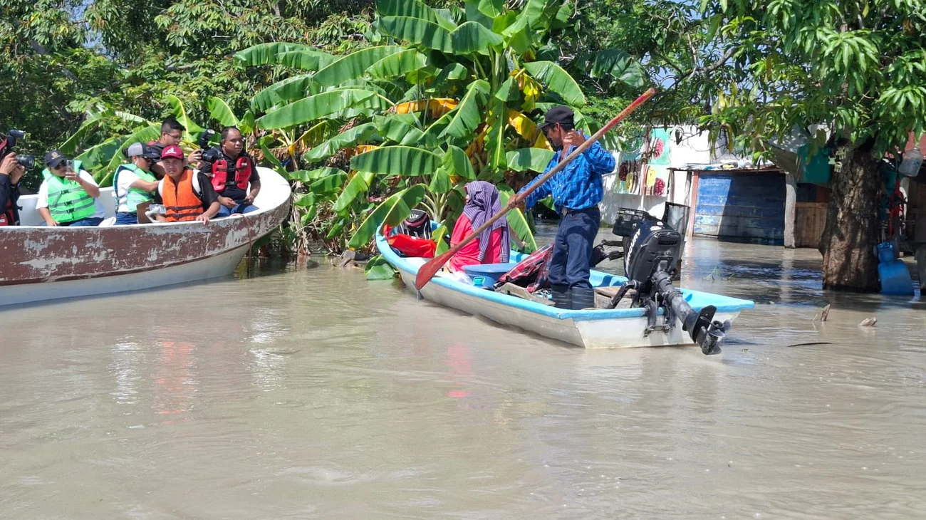 Comunidades se alistan ante creciente del Guayalejo al Tamesí