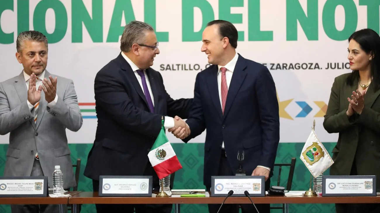 Celebran  Consejo Nacional Del Notariado Mexicano en Coahuila