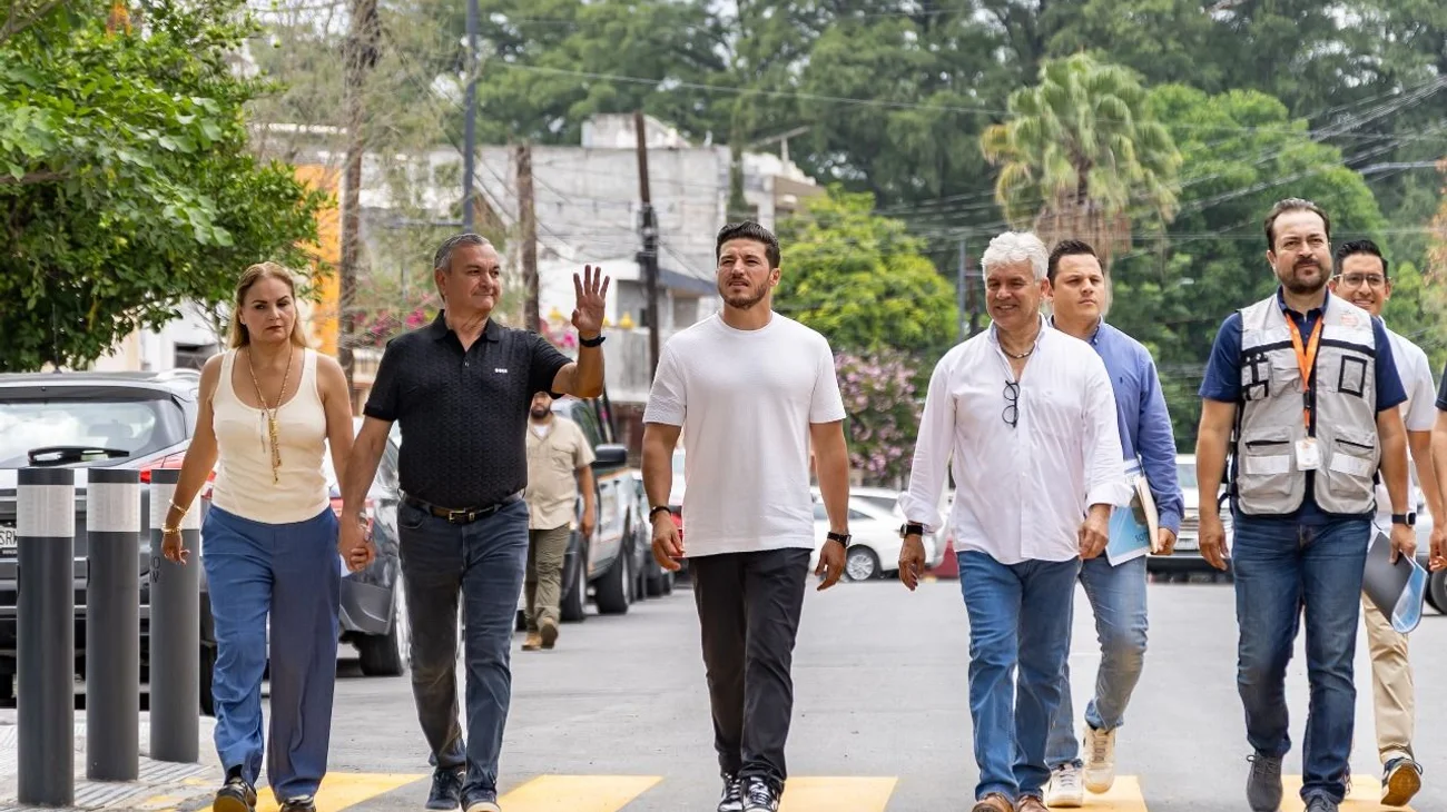 Entrega Samuel García corredor verde en Guadalupe