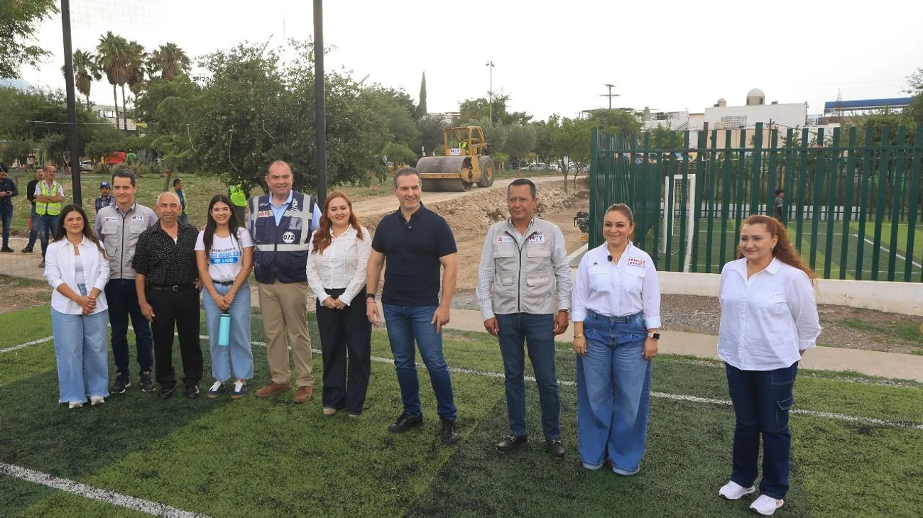 Rehabilitan simultáneamente cuatro parques en Monterrey