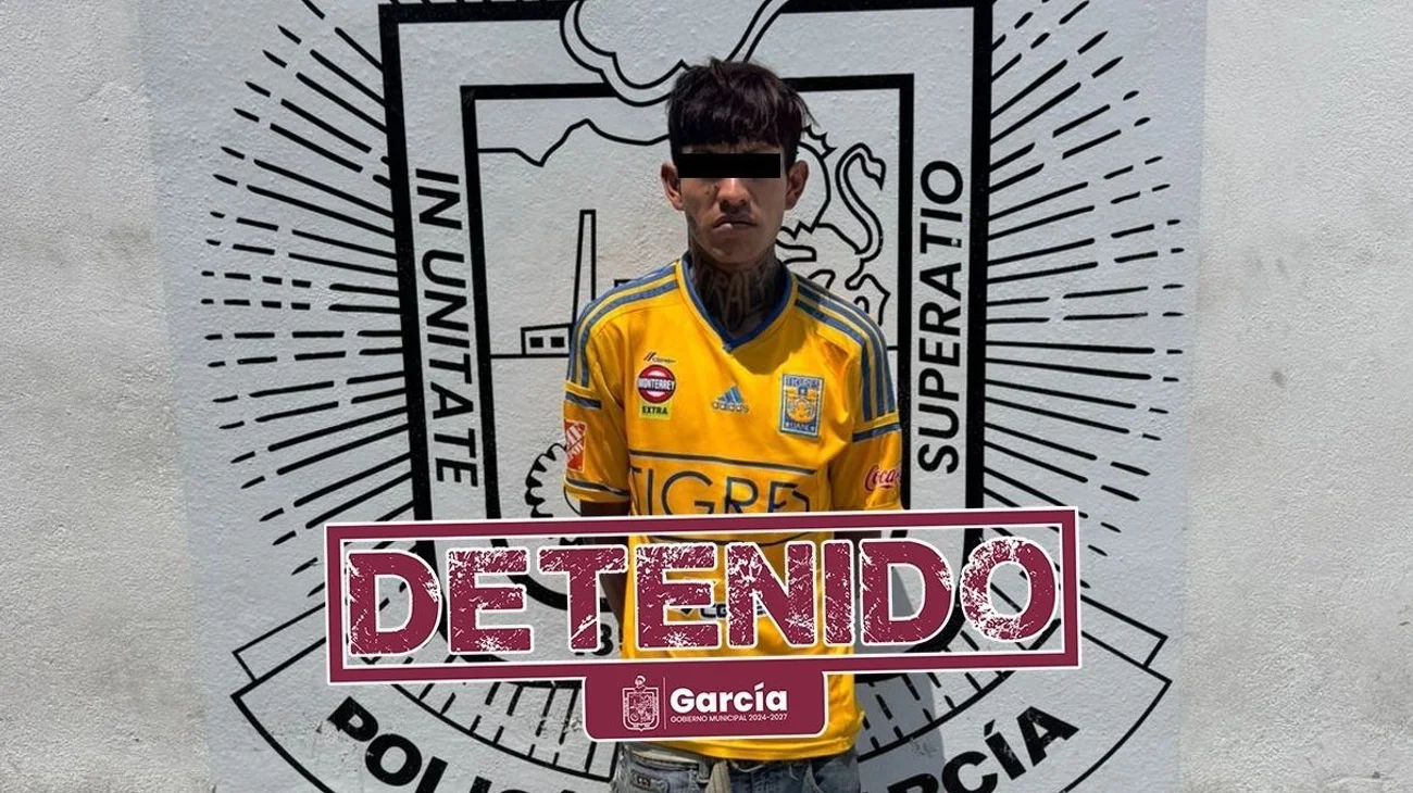 Detienen a ladrón de casa habitación en García