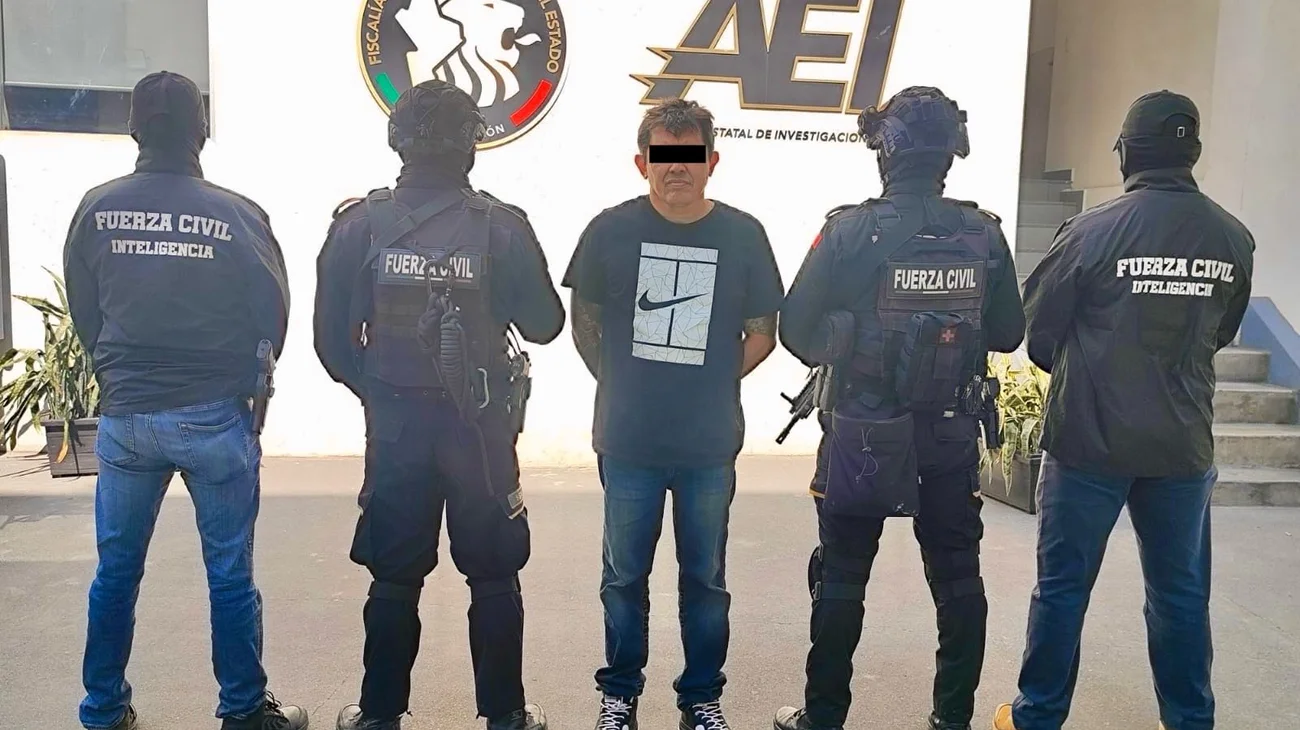 Cae presunto criminal con órdenes de arresto en EU.