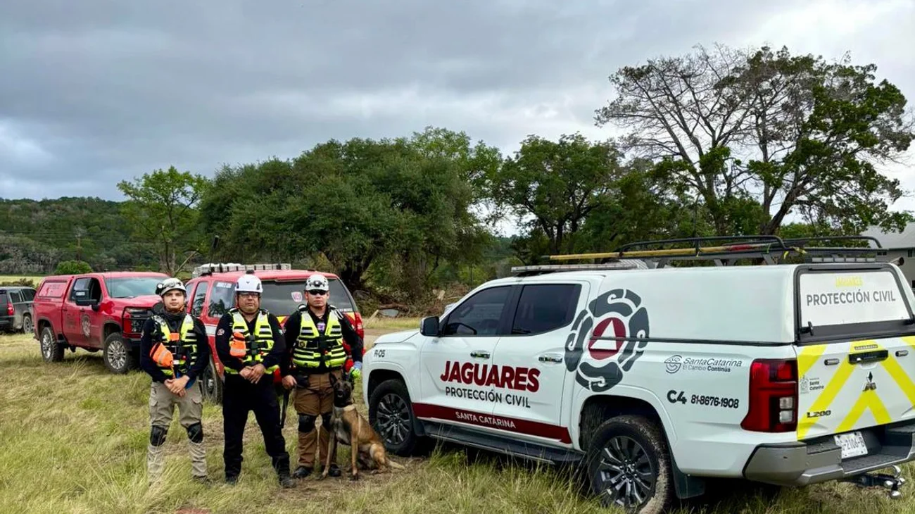 Binomios caninos de Santa Catarina apoyan rescates en Texas