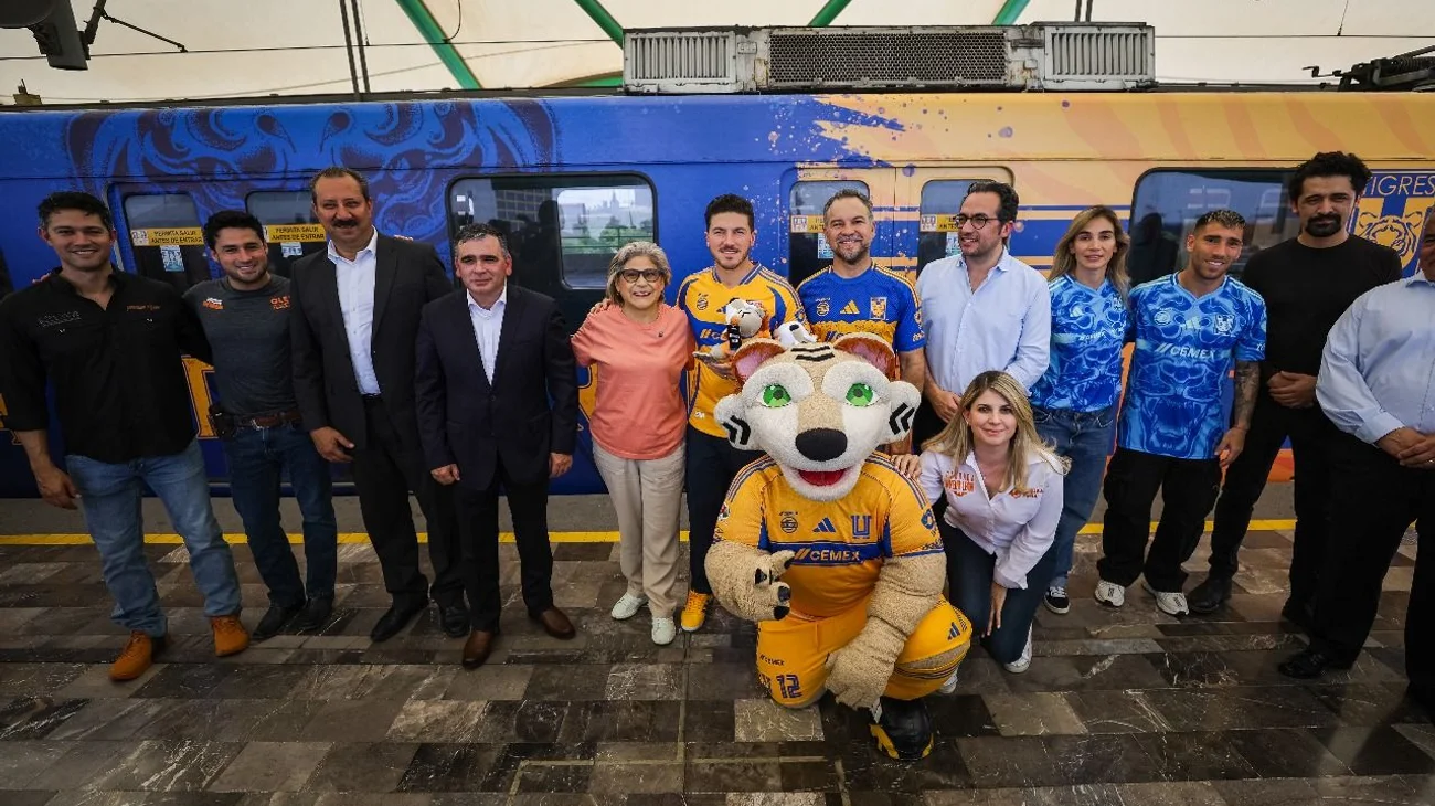 Presenta el gobernador el vagón y la Estación Tigres del metro