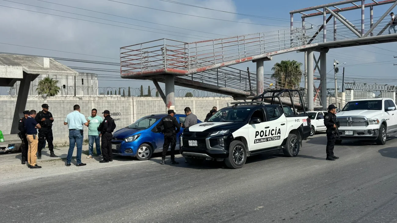 Detiene a dos hombres que robaban un vehículo en Salinas Victoria