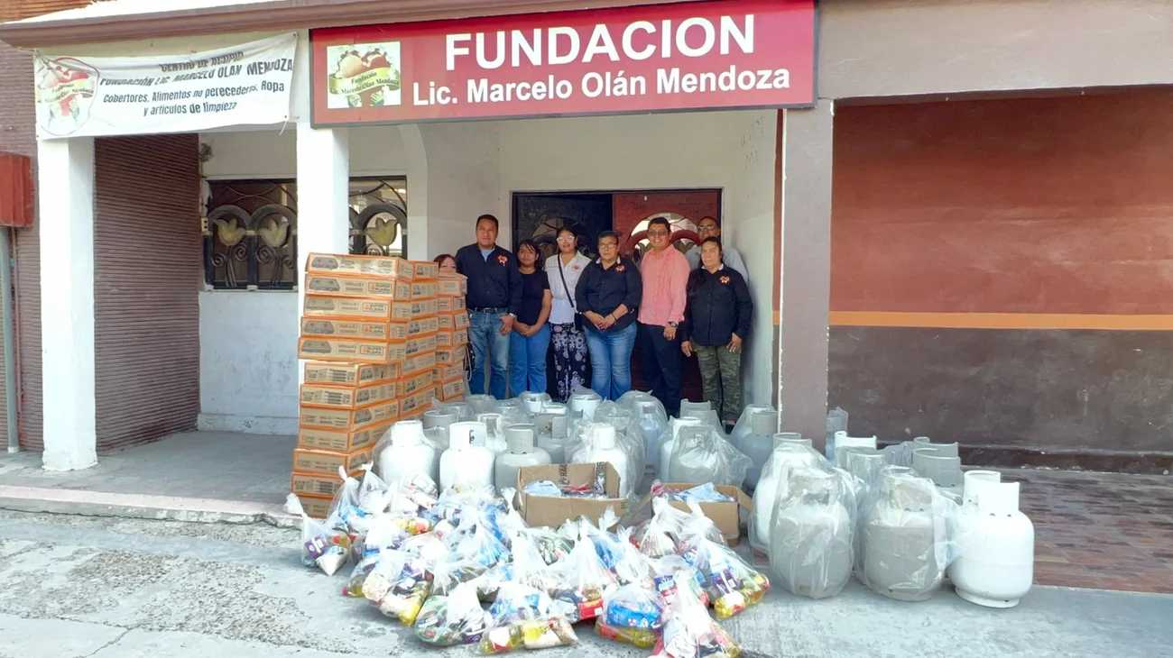 Fundación Marcelo Olán ayuda a familias sin censo por inundación