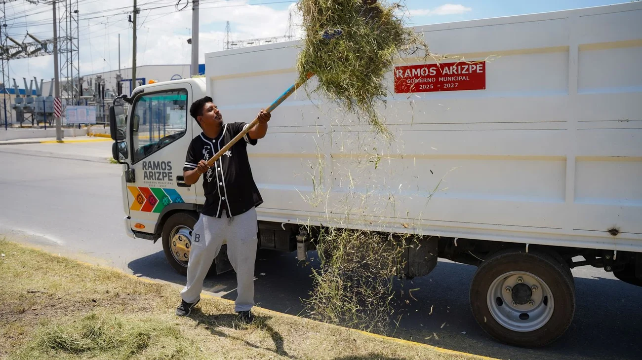 Refuerzan limpieza y mantenimiento urbano en Ramos Arizpe
