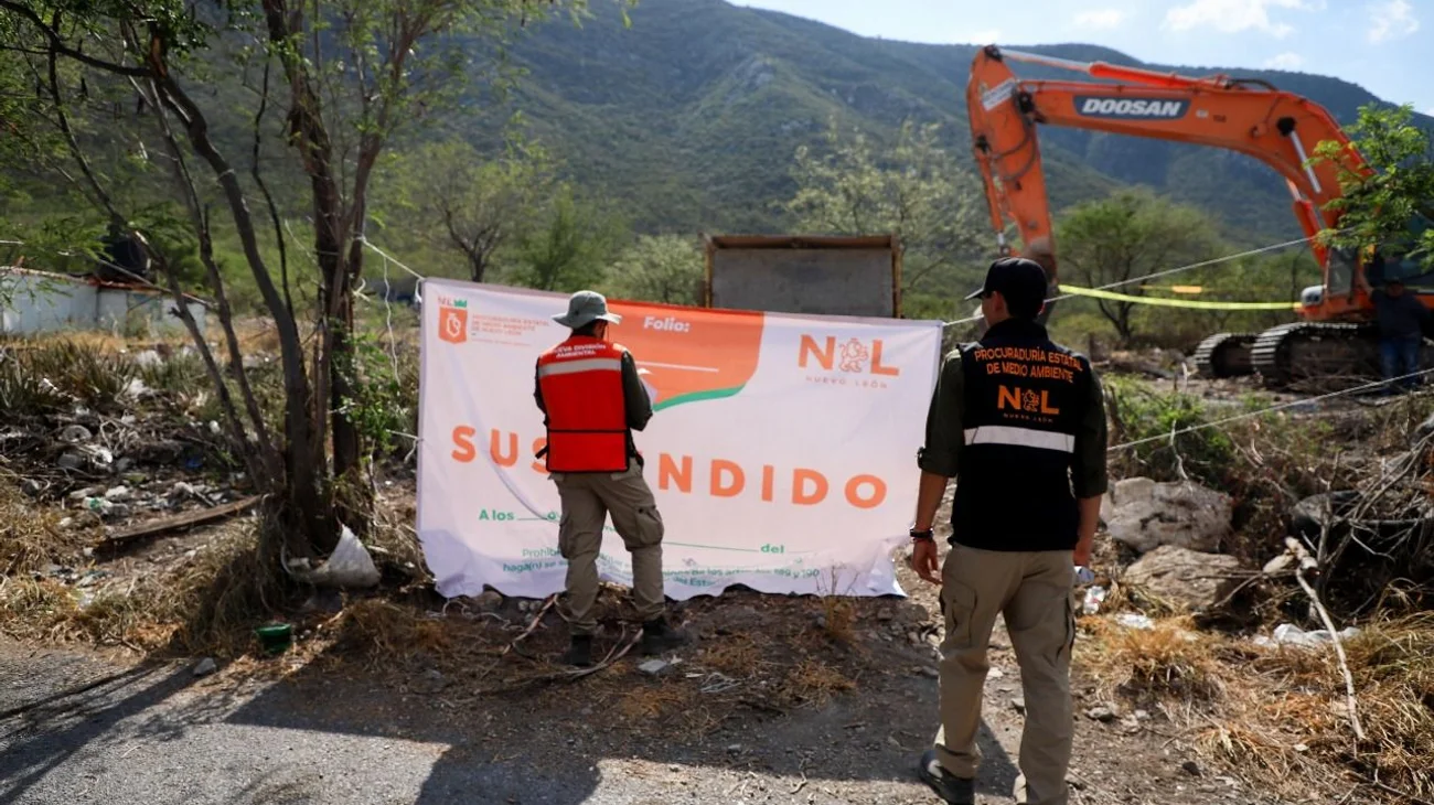 Detecta División Ambiental un desmonte ilegal en Escobedo 