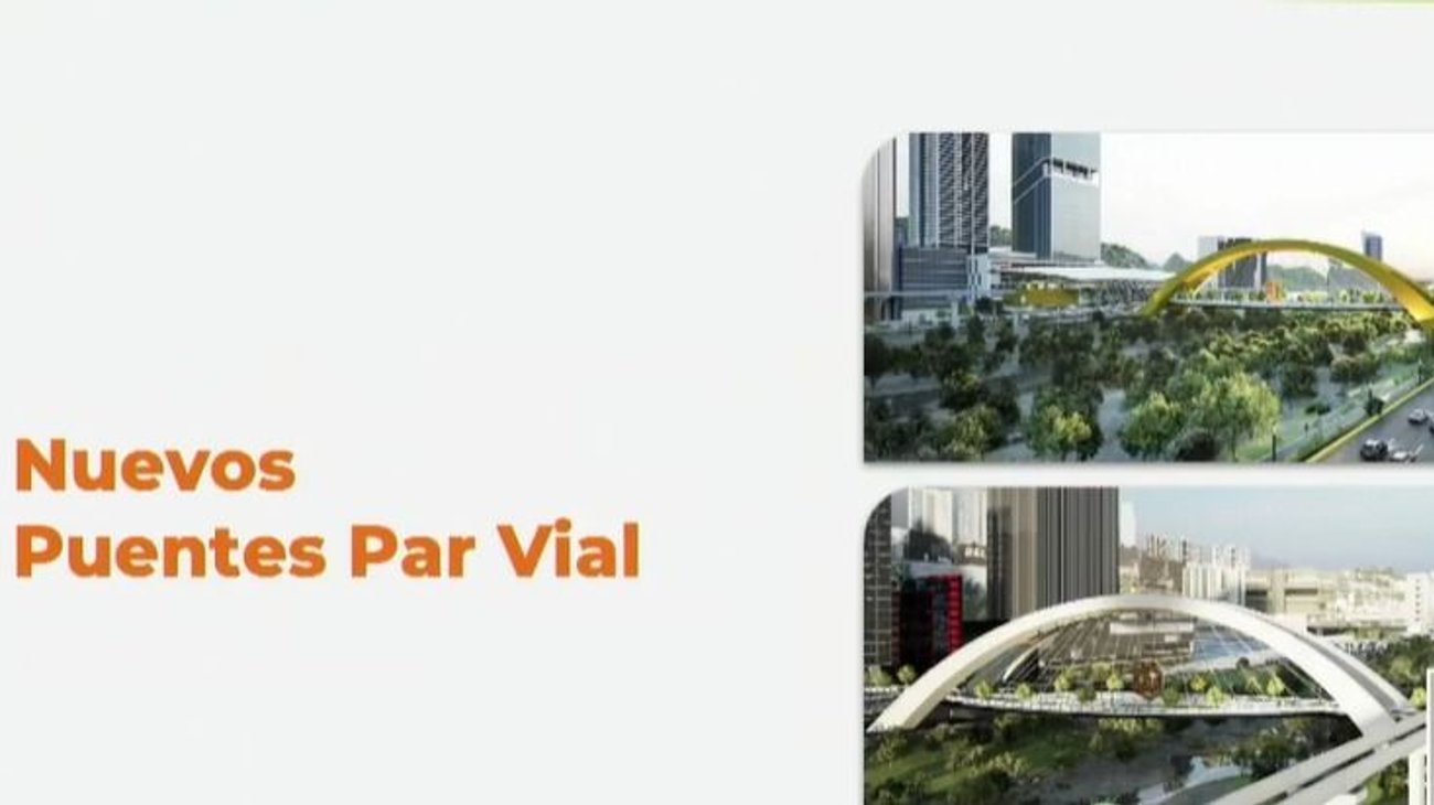 Anuncian construcción de dos puentes peatonales sobre el río