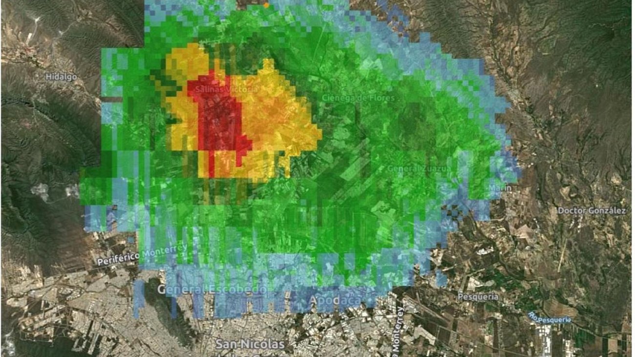 Fuertes lluvias afectan la zona norte de Nuevo León