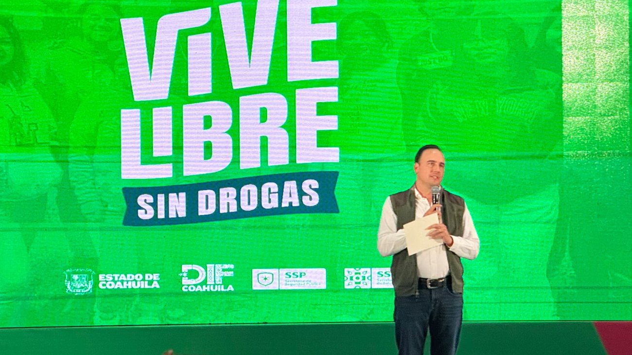 Arranca en Coahuila la estrategia Vive Libre sin Drogas