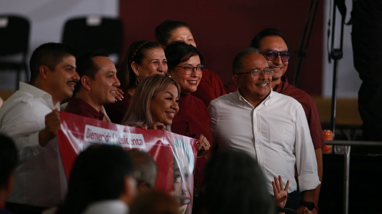 Congrega Sheinbaum al morenismo de Nuevo León