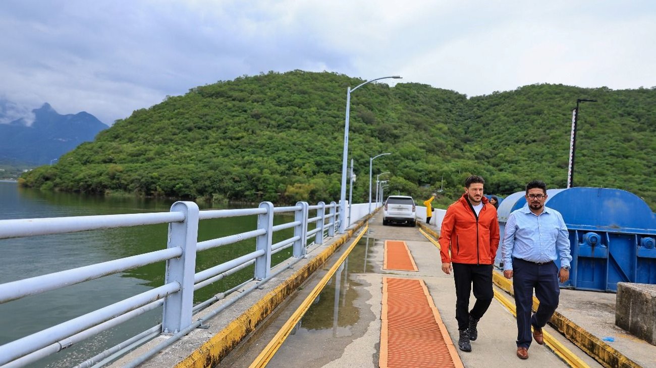 Toda esta agua va a El Cuchillo, no se pierde ni una gota: Samuel