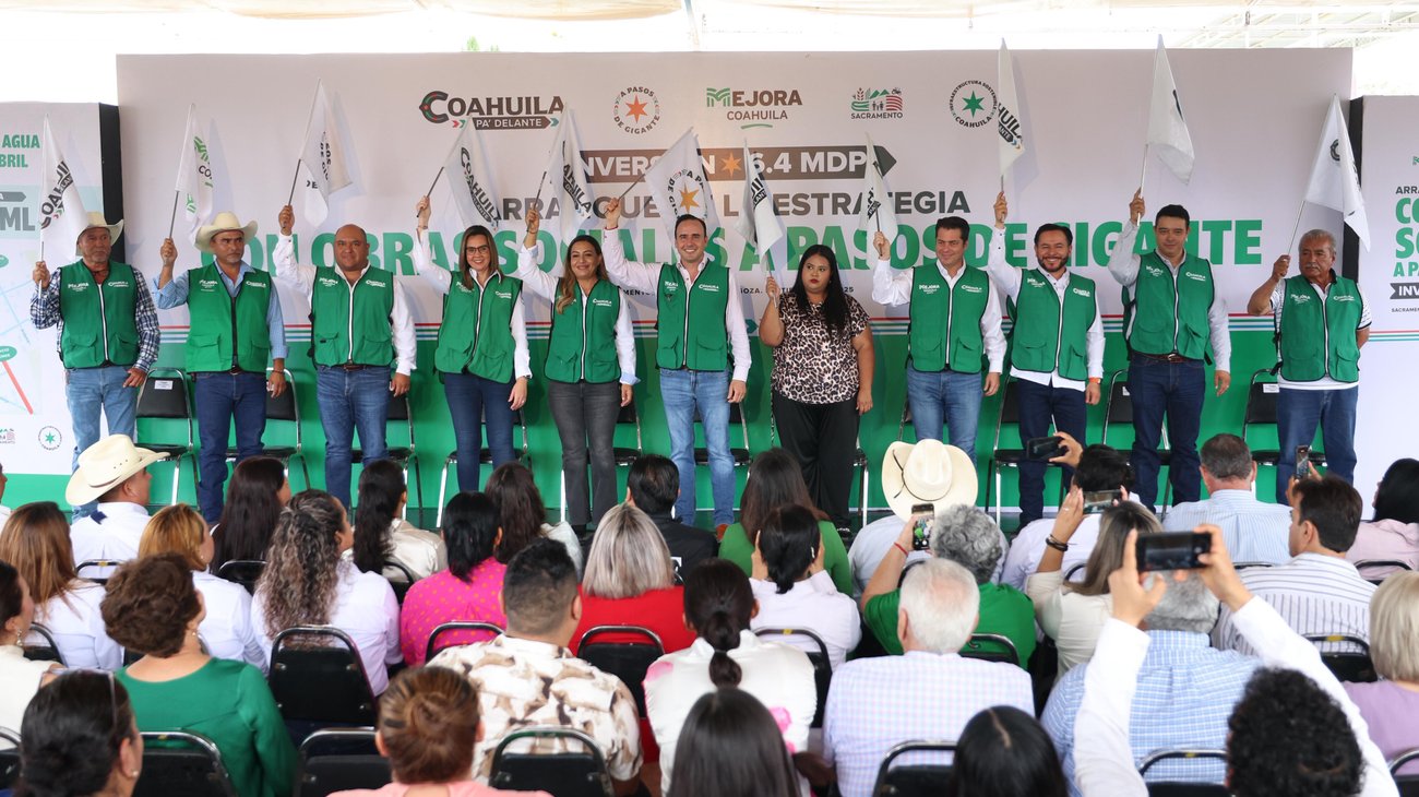 Coahuila anuncia obras por $21.6 mdp en Sacramento y Nadadores