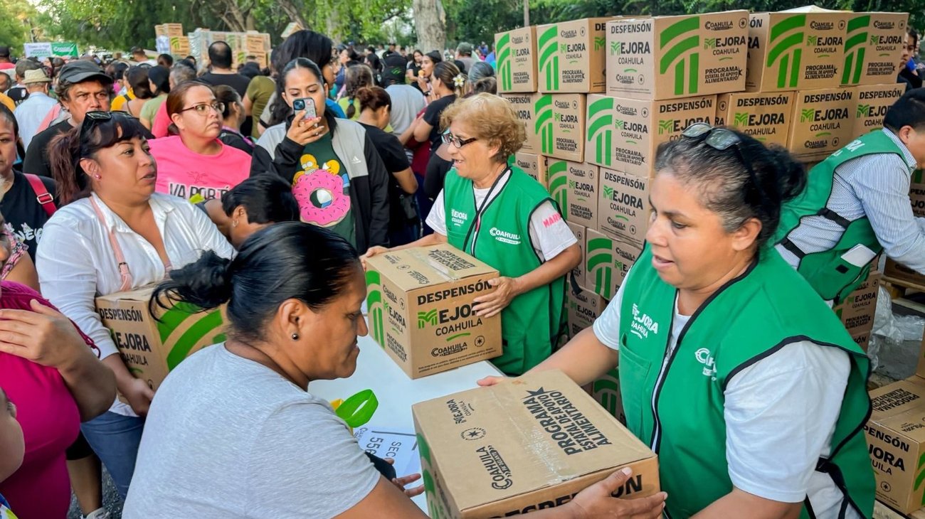 Llega el 'Despensón' a Parras para fortalecer la alimentación