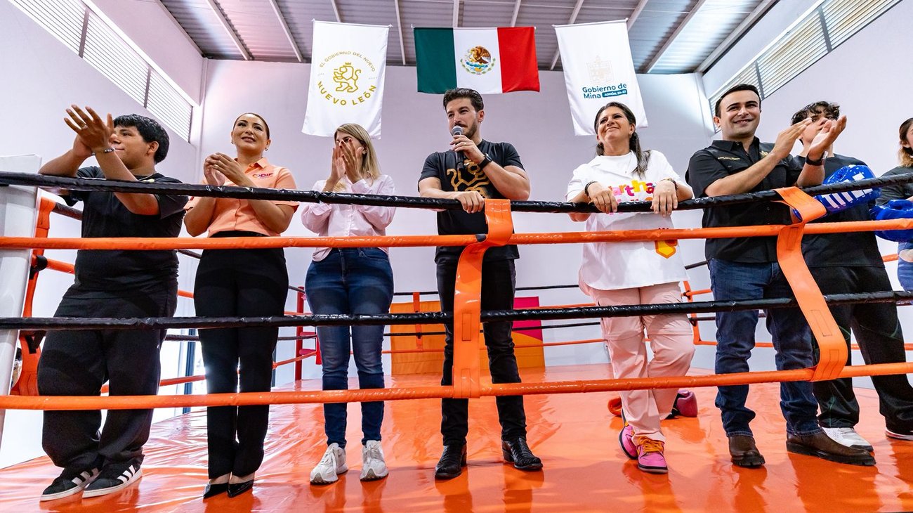 Inaugura Samuel García clínica y centro comunitario en Mina