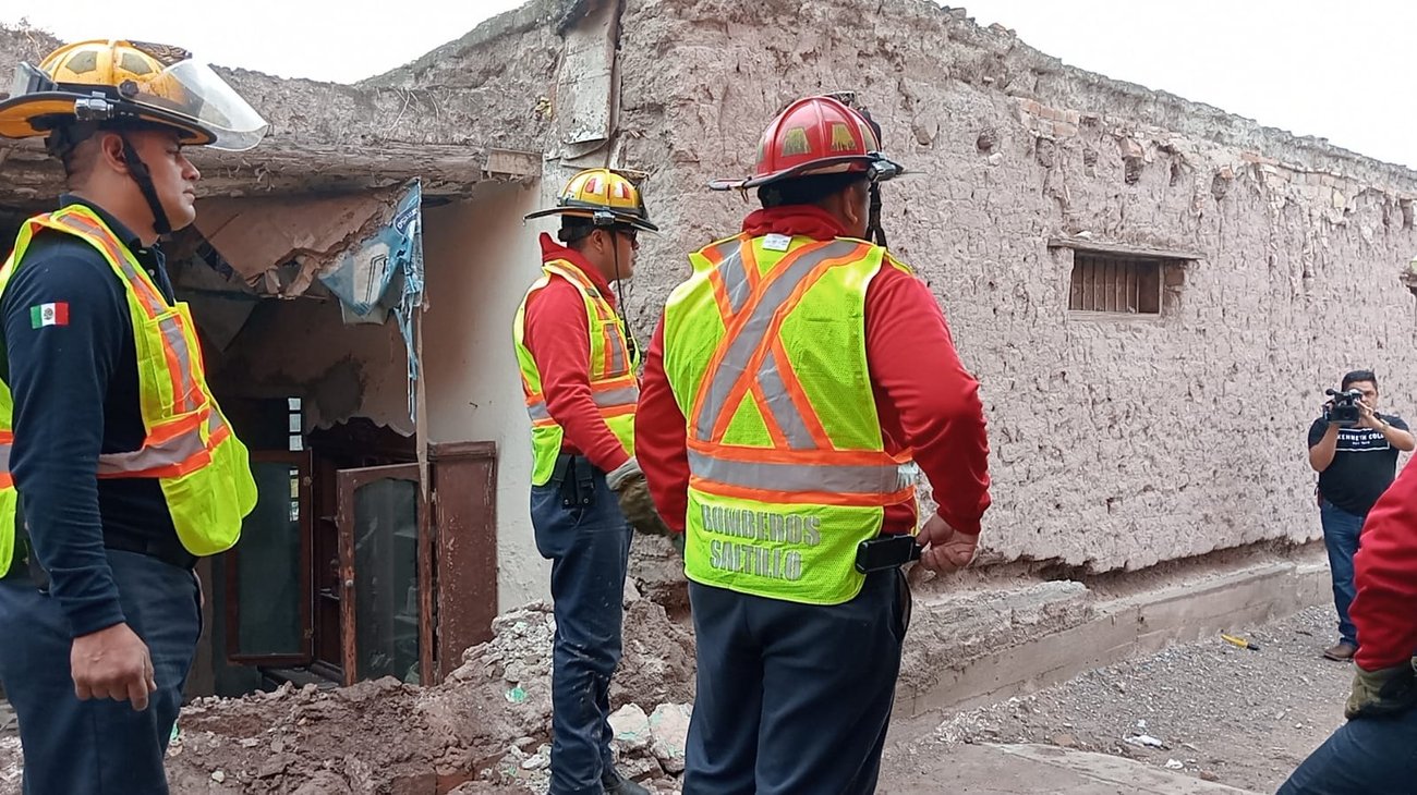 Protección Civil emite recomendaciones ante derrumbes en Saltillo