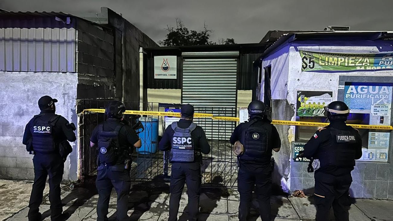 ¡Duro golpe! Desmantelan narco laboratorios en Nuevo León 